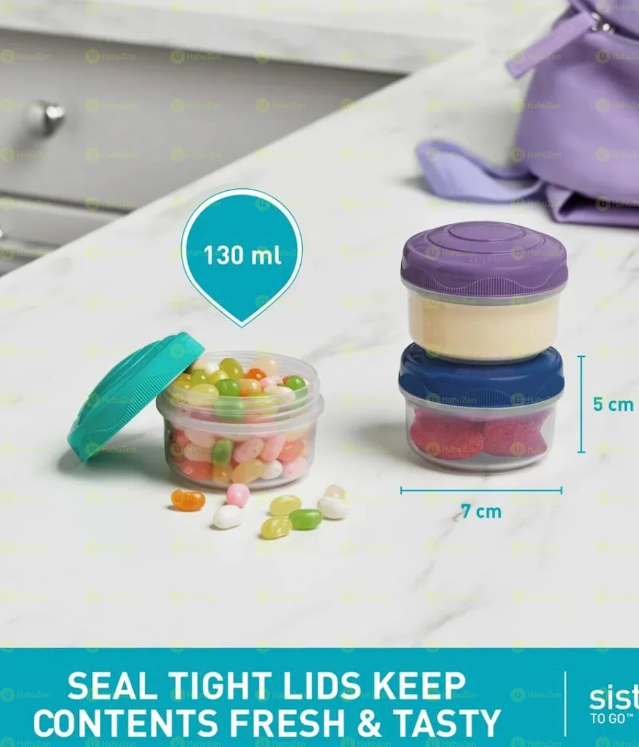 Sistema TO GO Round Mini Bites Food Storage