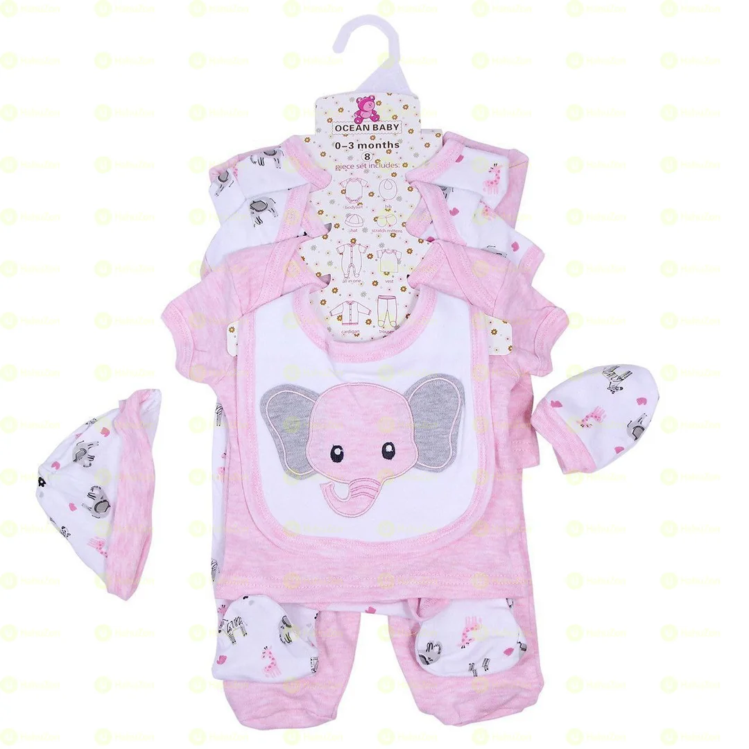 8 In 1Newborn Baby  8 Pice Package