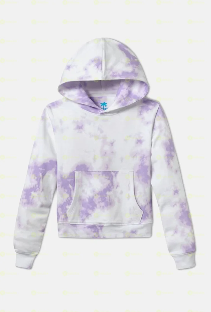 Tchibo Kid Girls Hooded Tie Dye Sweatshirt