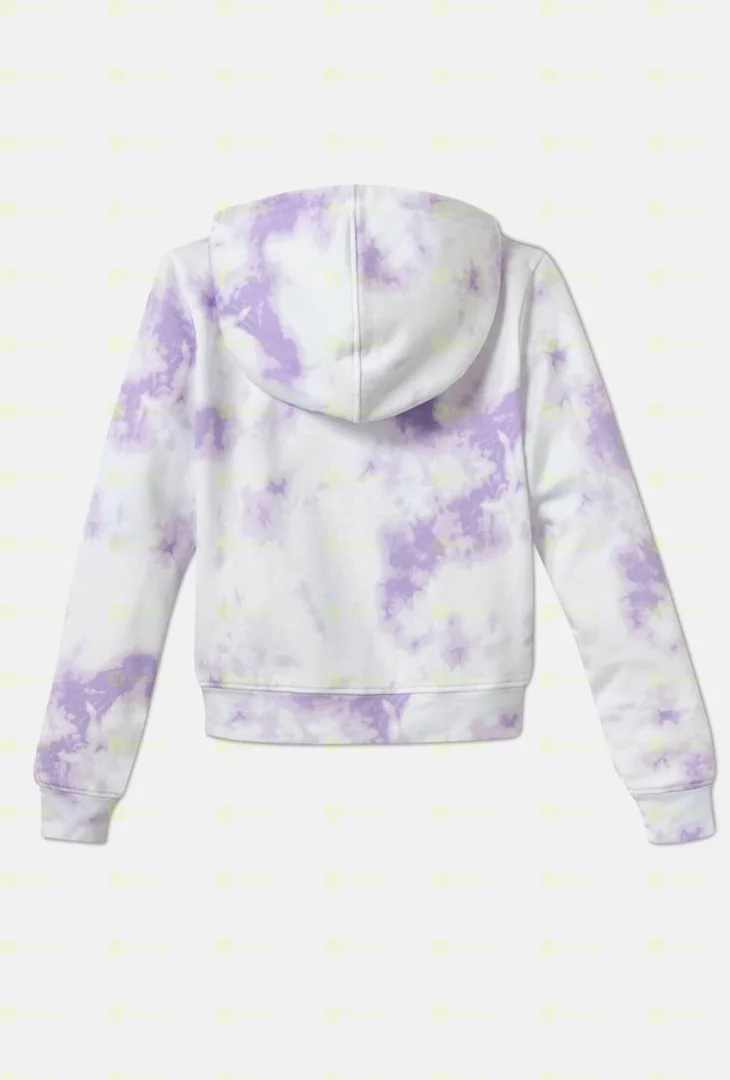 Tchibo Kid Girls Hooded Tie Dye Sweatshirt