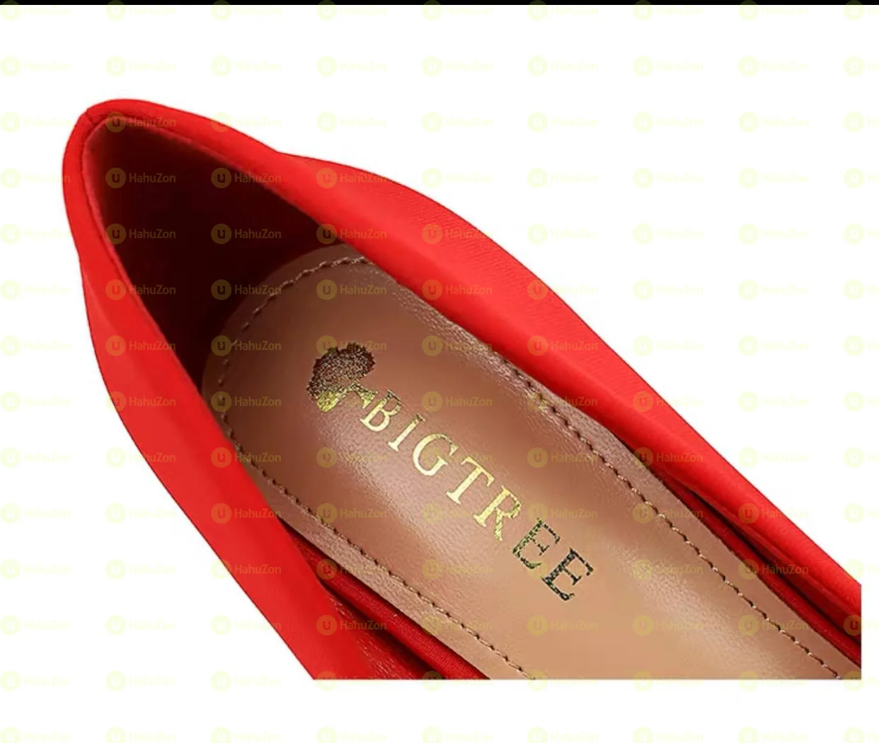 Red Color Medium Point Heals Shoes