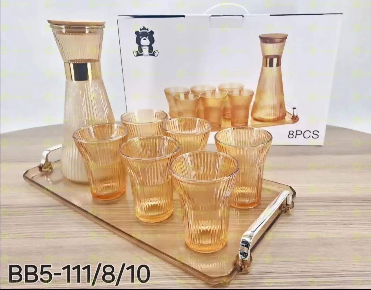 8 Pcs Glassware Set