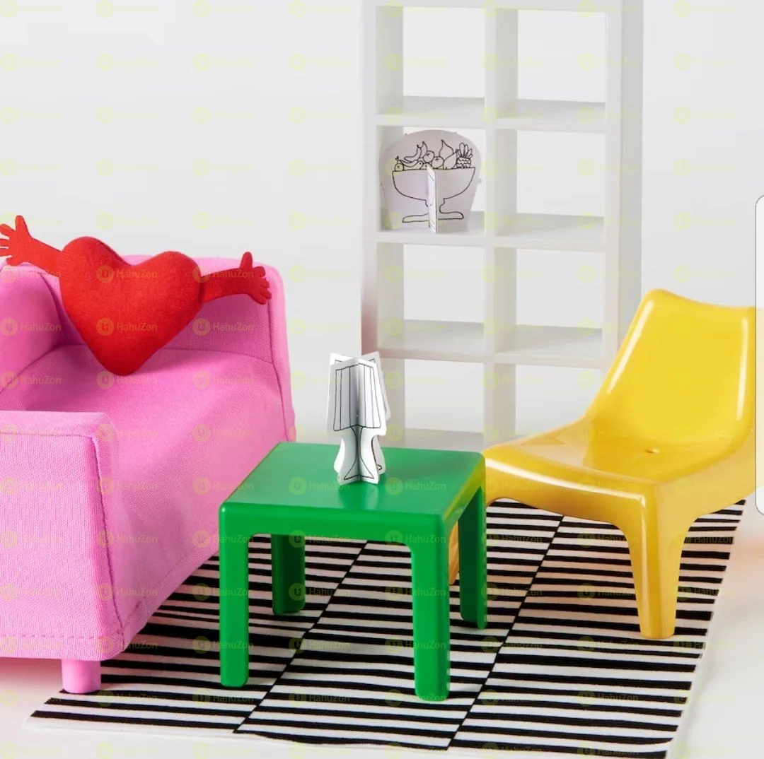 Ikea Doll's Furniture, Living-Room