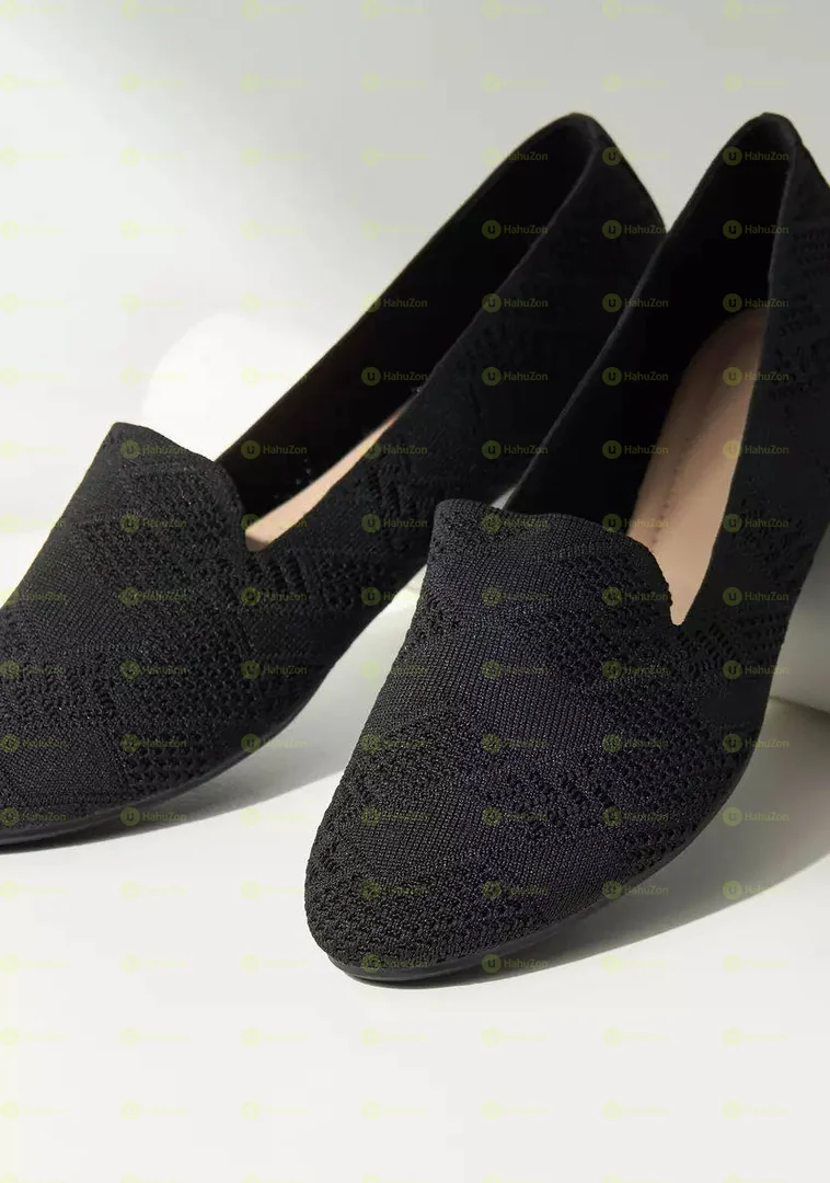 Max Textured Slip On Ballerina