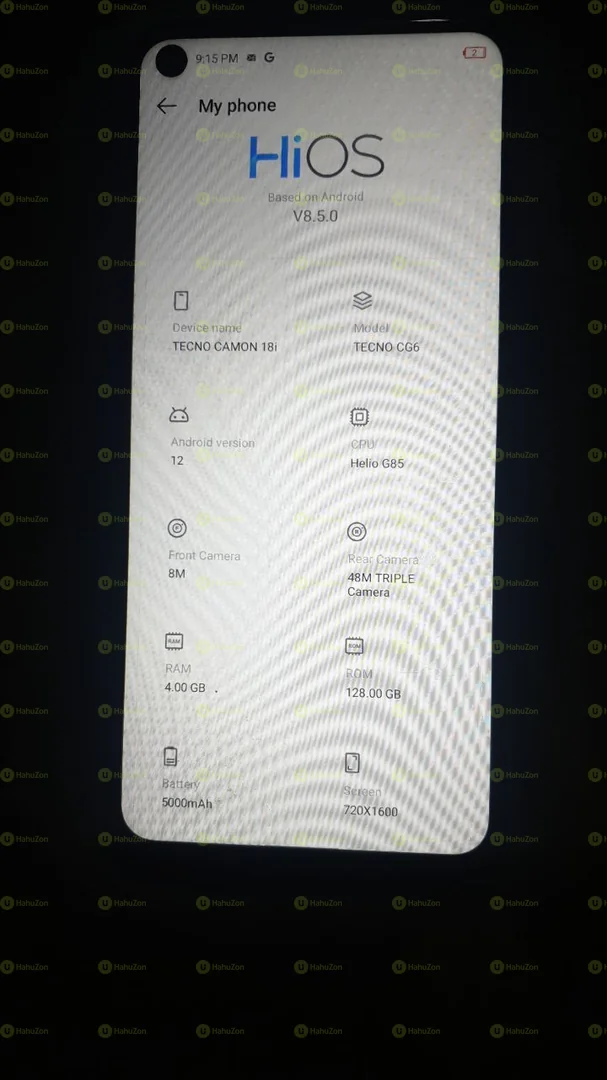 Tecno Camon 18i