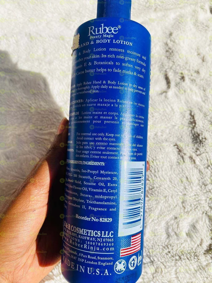 Rubee Hand and Body Lotion