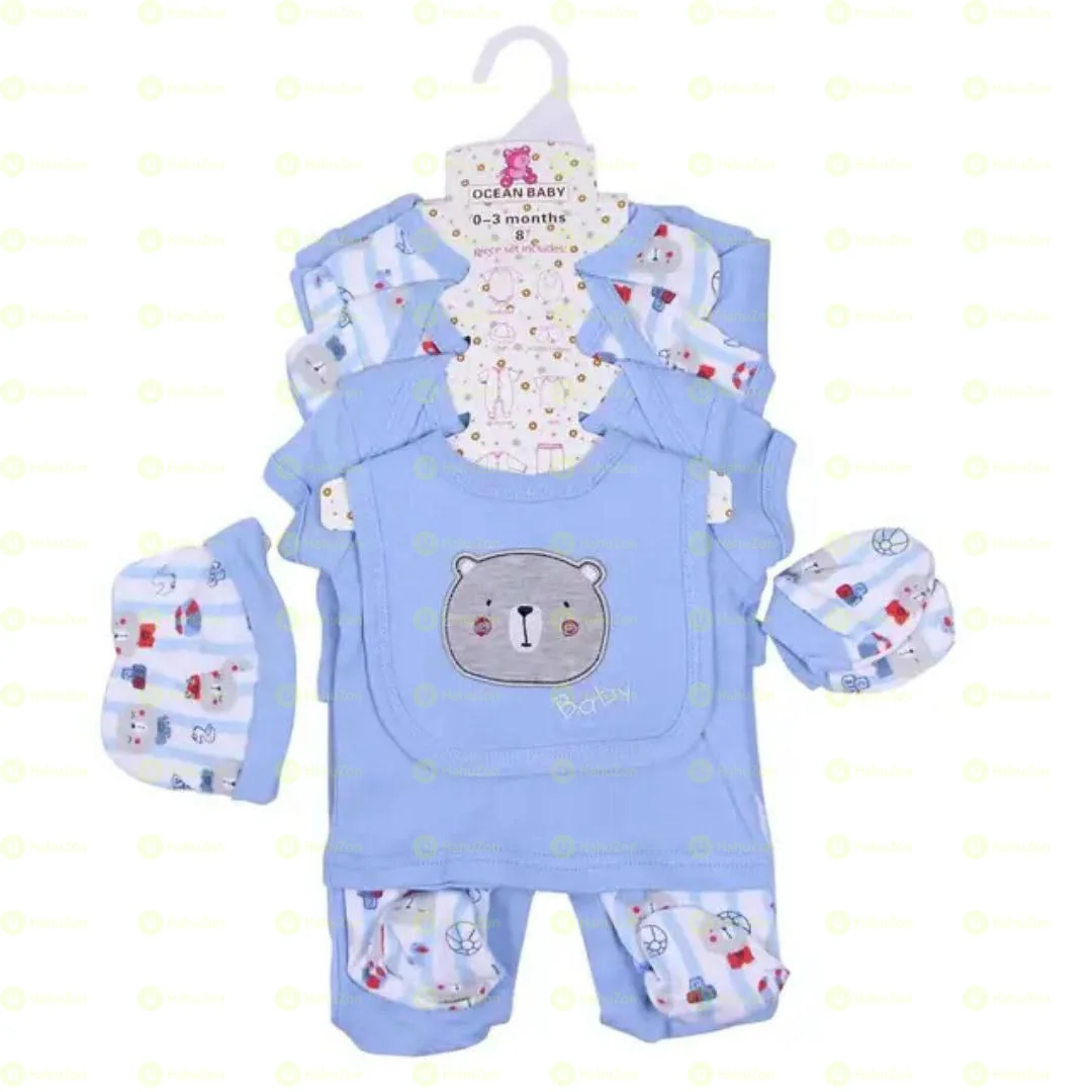8 in 1Newborn Baby  8 Pc Package