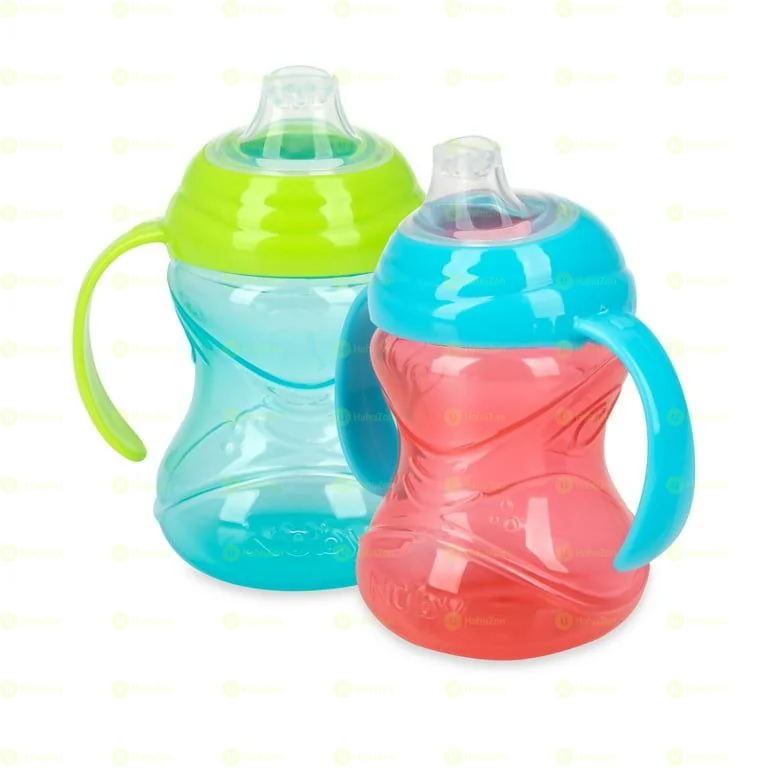 Nuby No-Spill Clik-it Soft Spout Sippy Cup, 10 fl oz