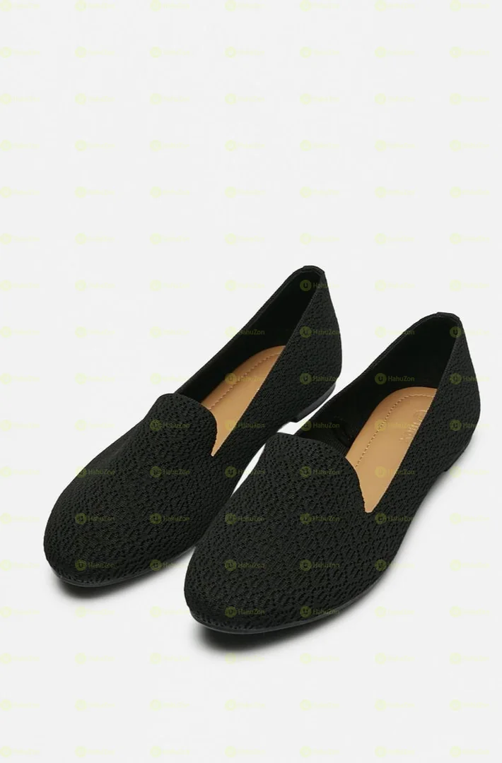 Max Textured Slip On Ballerina Women's Shoes
