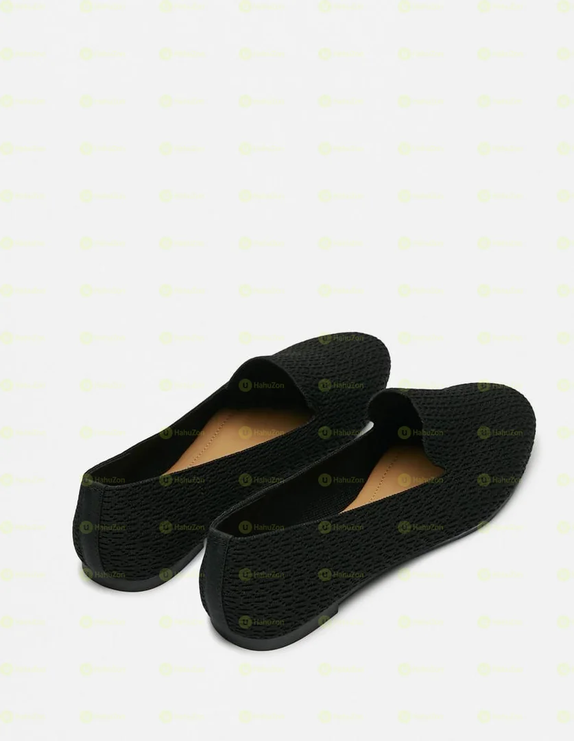 Max Textured Slip On Ballerina Women's Shoes