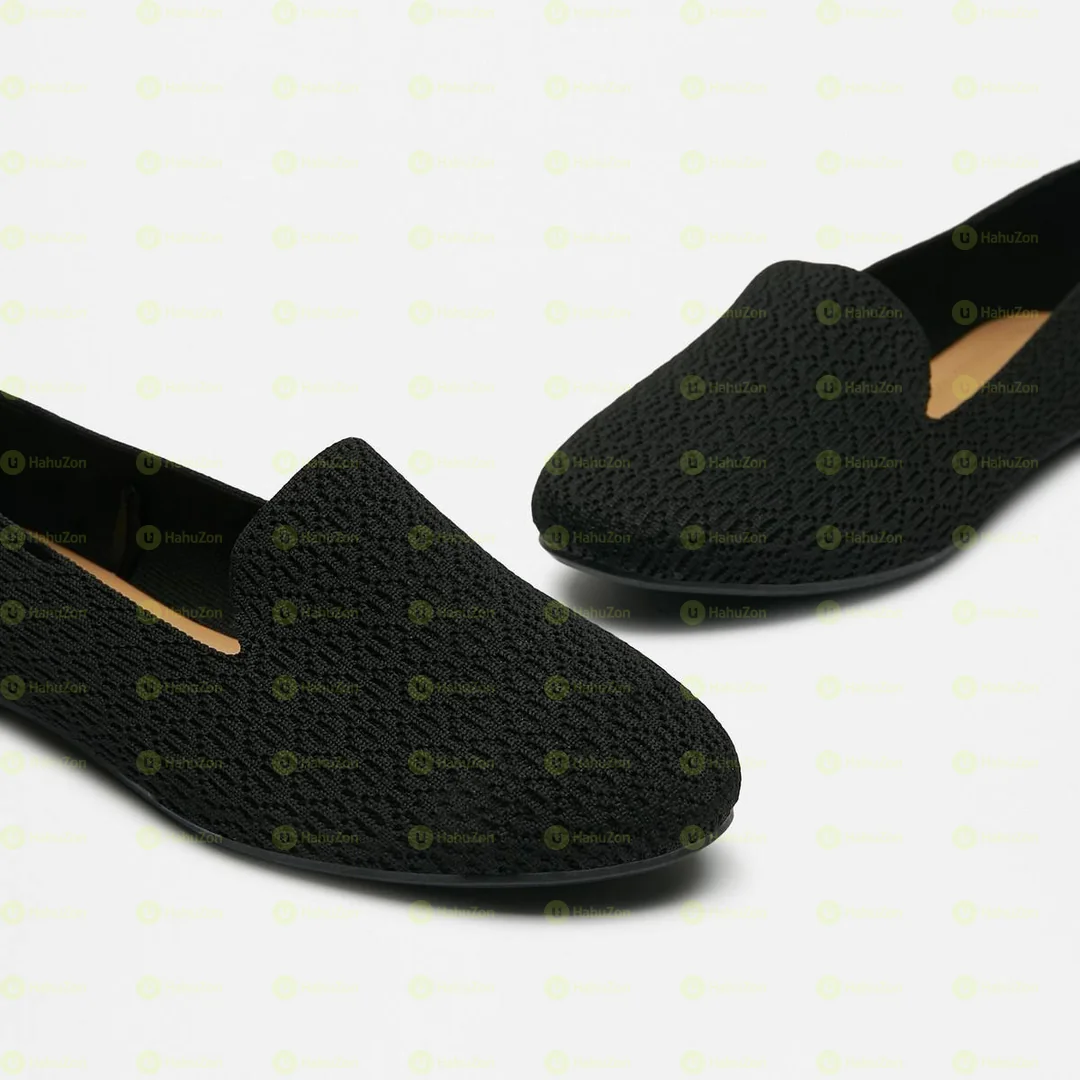 Max Textured Slip On Ballerina Women's Shoes