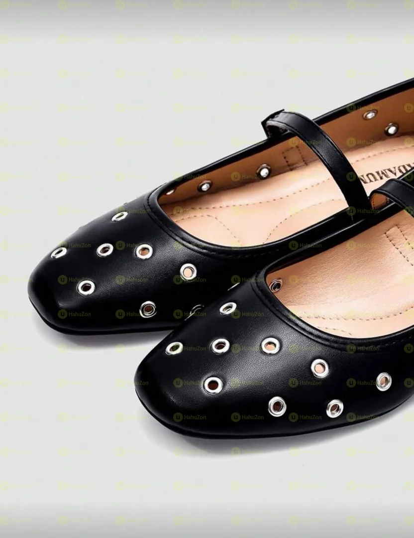 Ballerina Flat With Buckle Belt Womens's Shoes