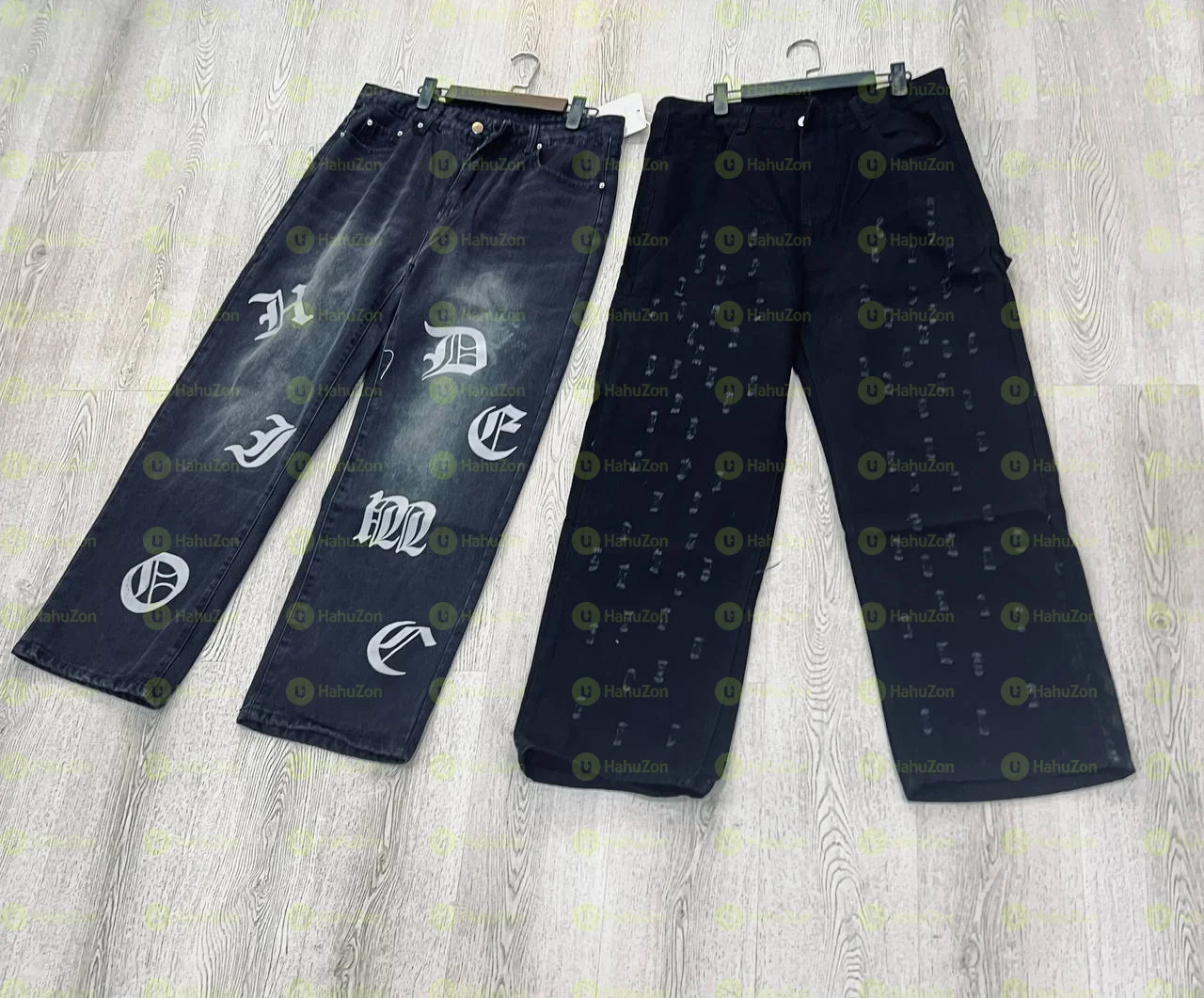 Fashion & Chrome Heart Baggy jeans