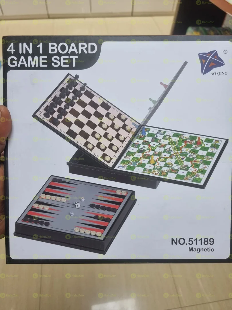 4 In 1 Board Game Set