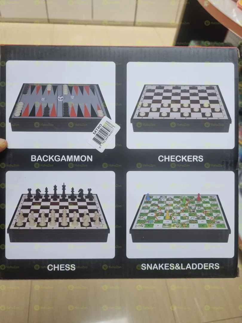 4 In 1 Board Game Set