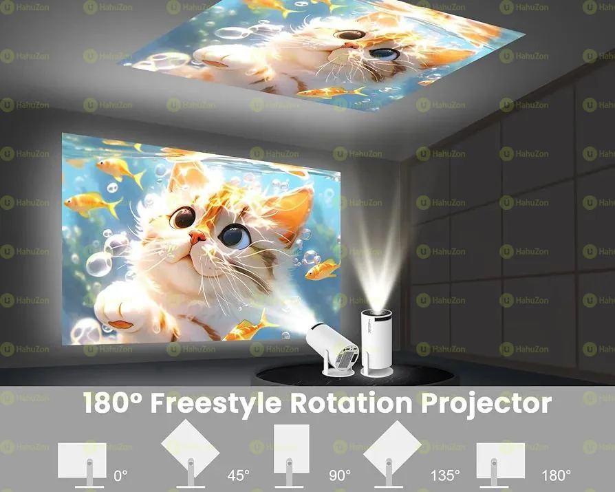 LED Smart Android 11 Home Theater Hy300 Projector