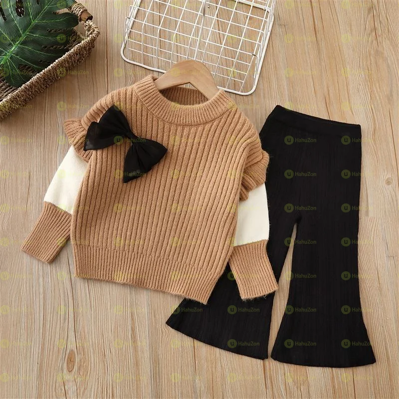 Toddler Girls Warm Sweater and Sweatpants