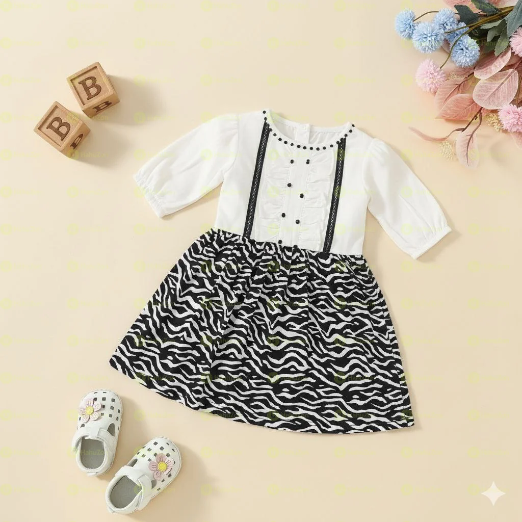 Toddler Girls Zebra Cute Dress