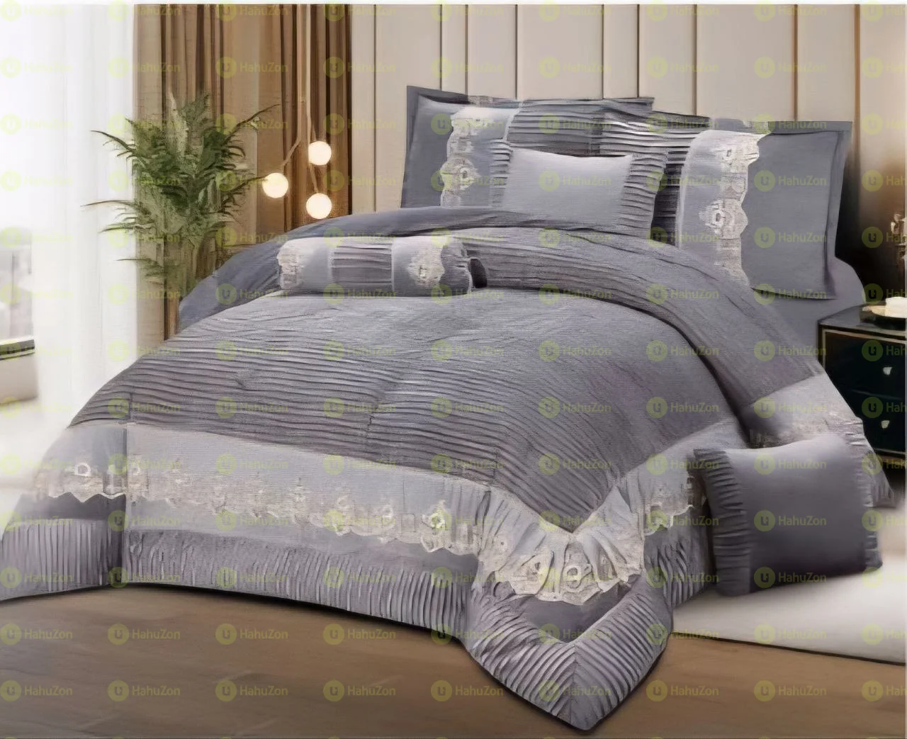 7 Pcs Comforter Set