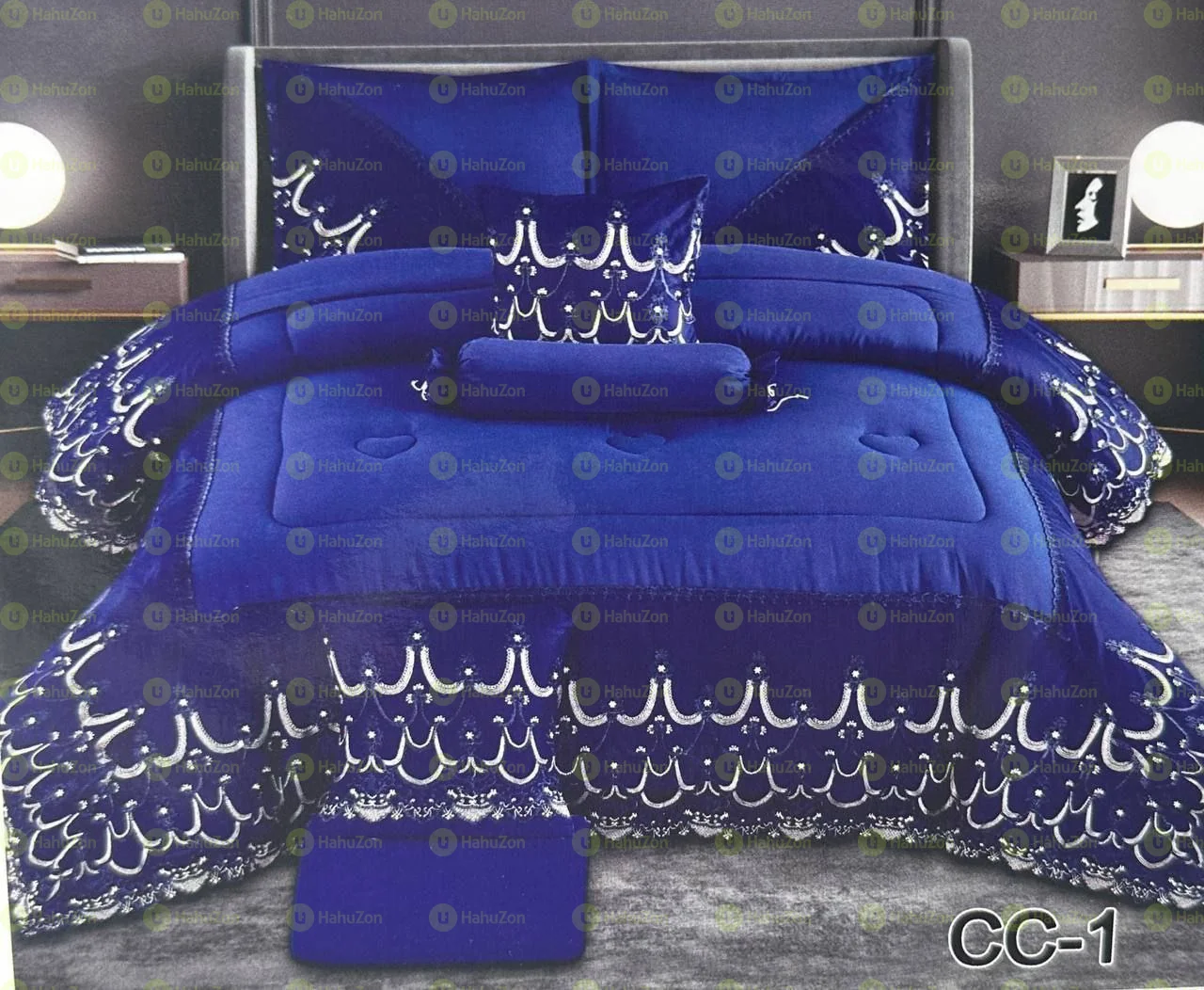 7 Pcs Comforter Set