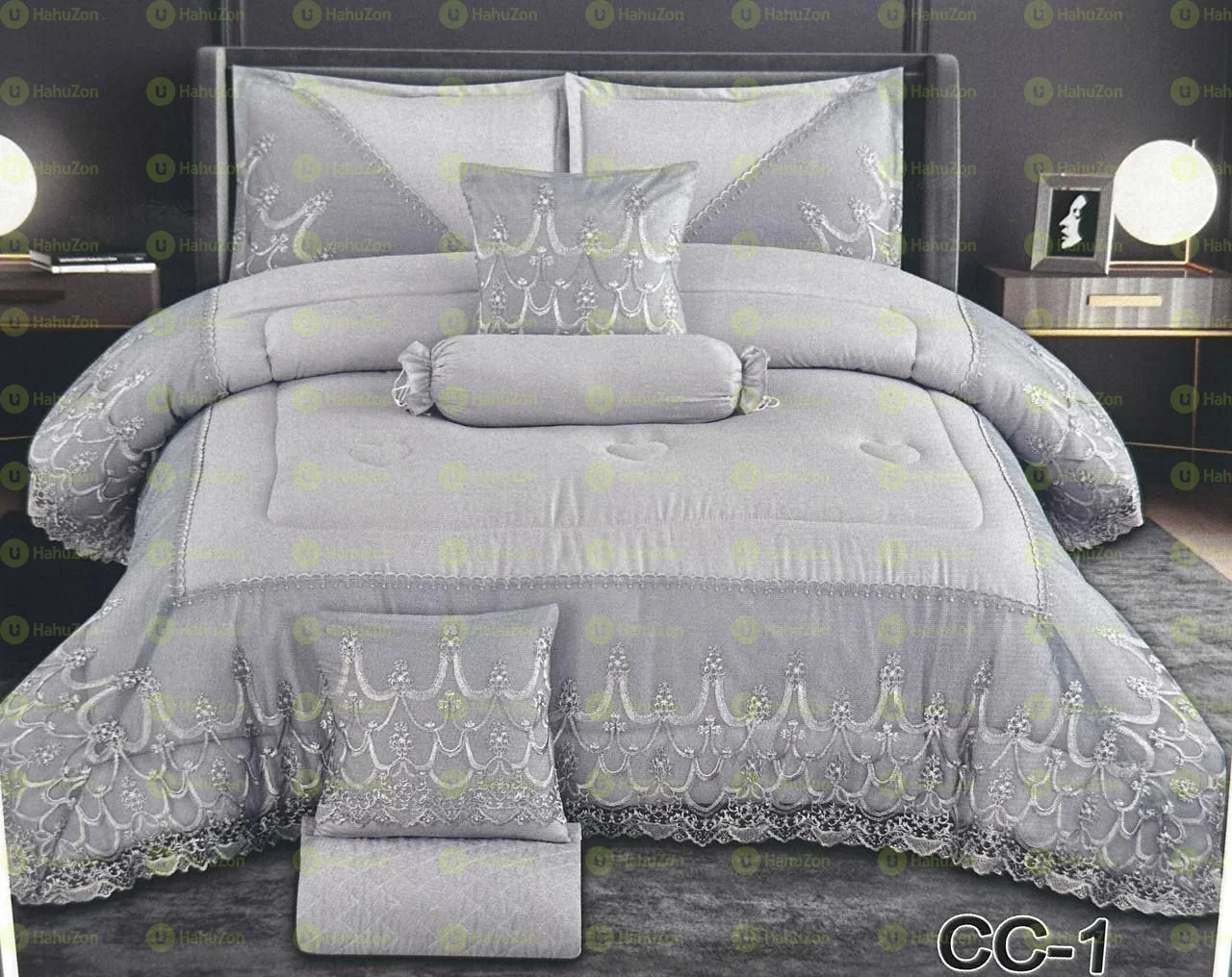 7 Pcs Comforter Set