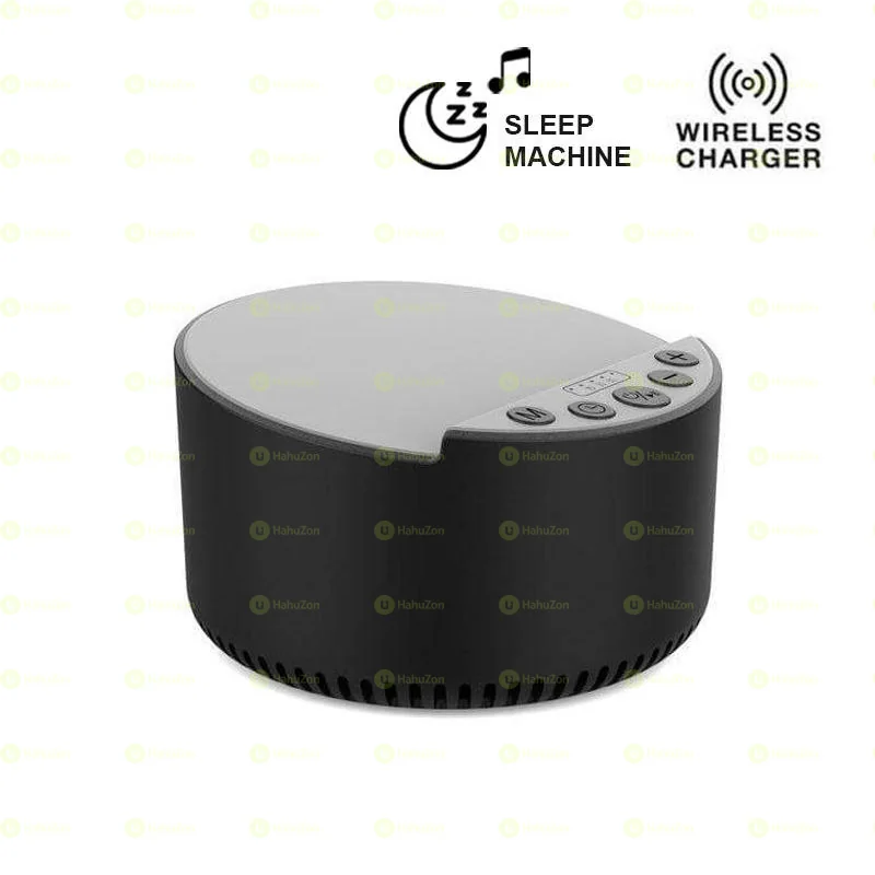3-in-1 Bluetooth Speaker with Sleep Machine & Wireless Charger
