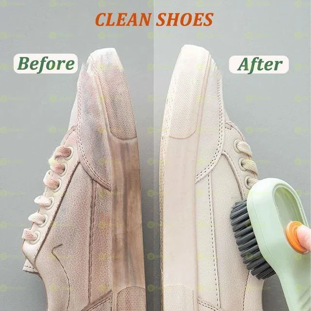 Multi-Functional Shoe Cleaning Brush with soap dispenser