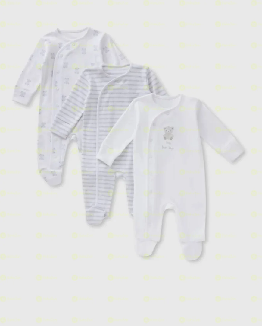 3 pcs Baby Sleep Suits