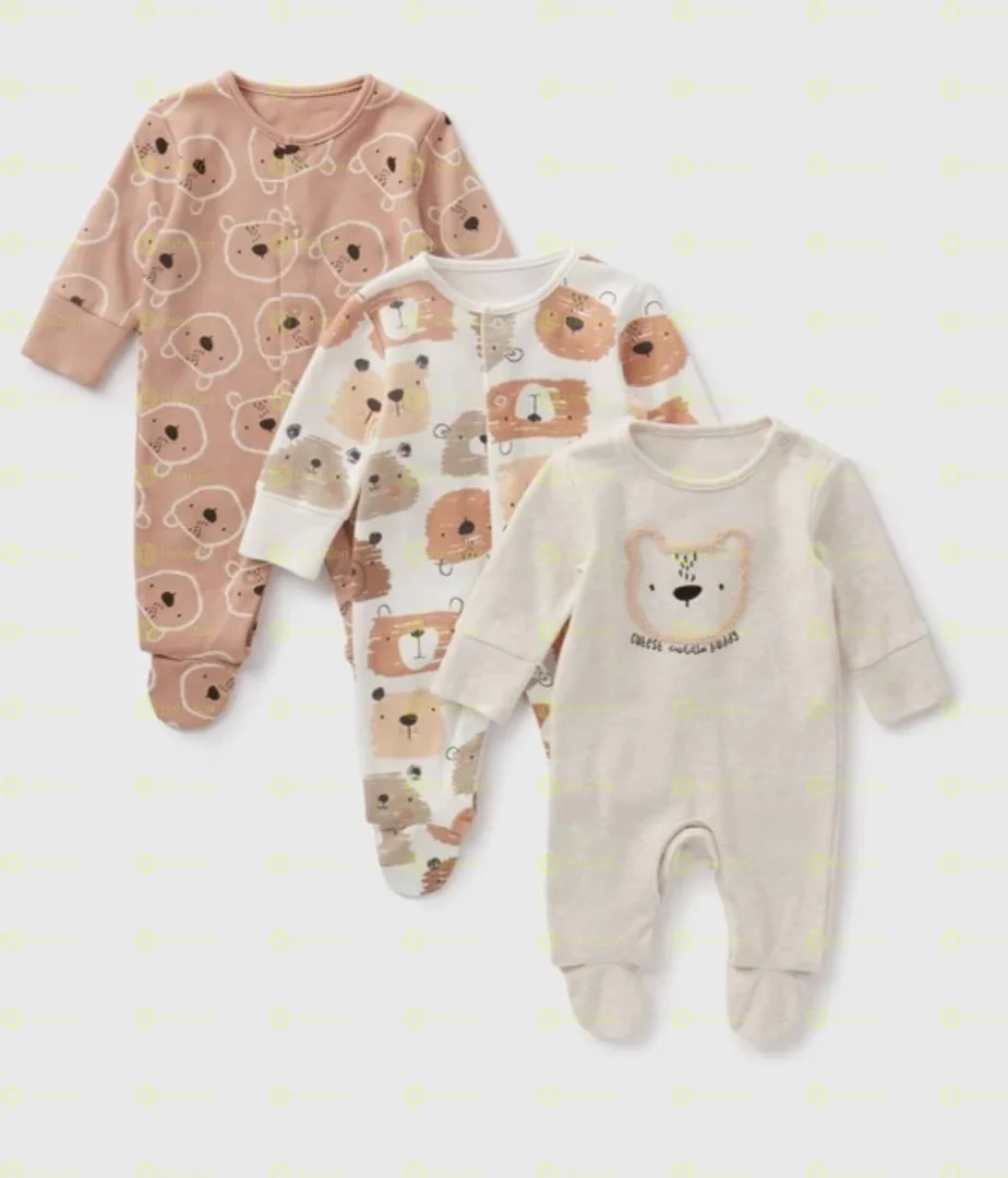 3 pcs Baby Sleep Suits