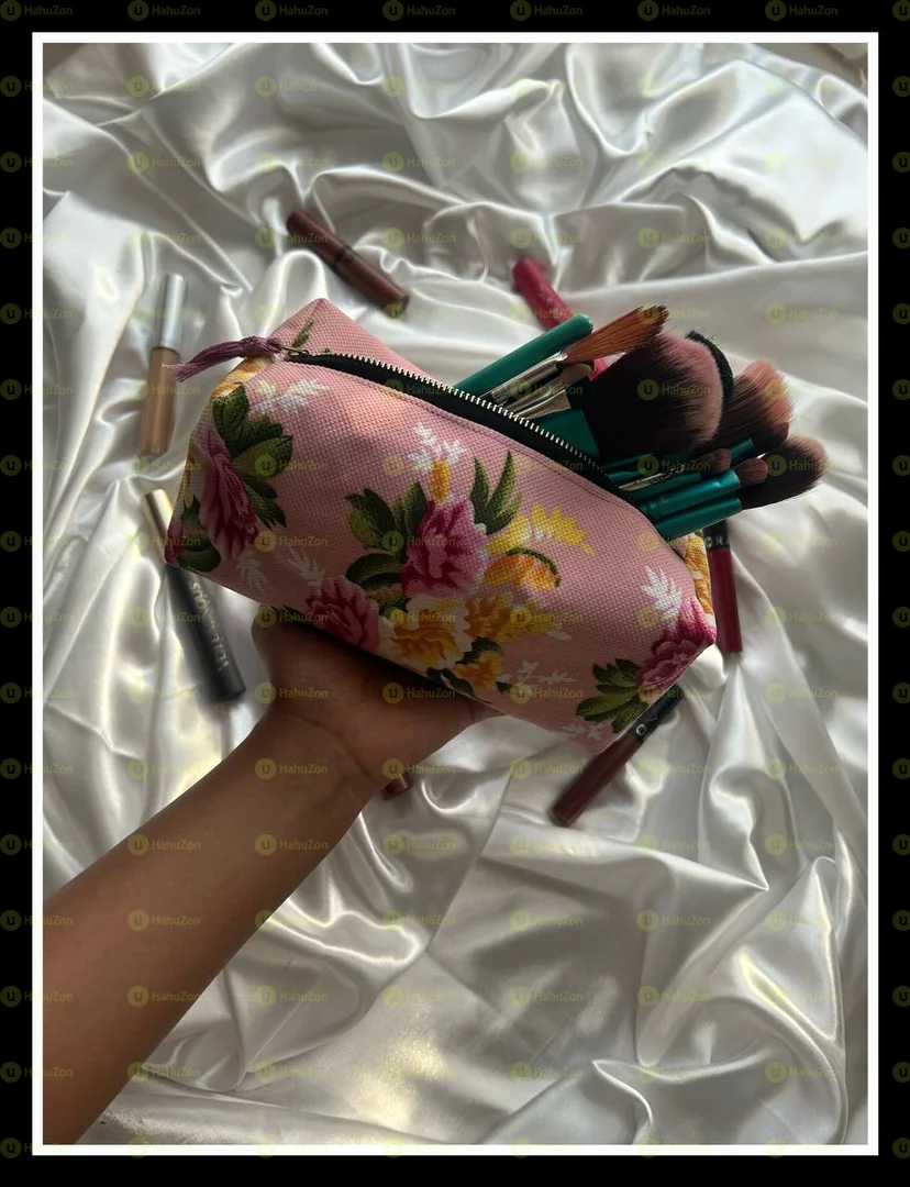 Floral Print Makeup Bags