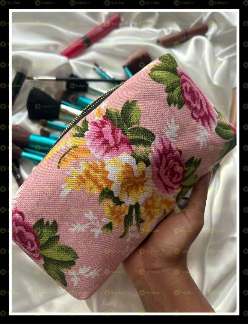 Floral Print Makeup Bags