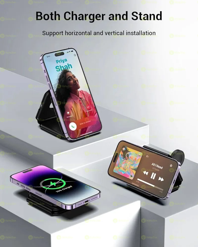 3in1 Magnetic Wireless Charger