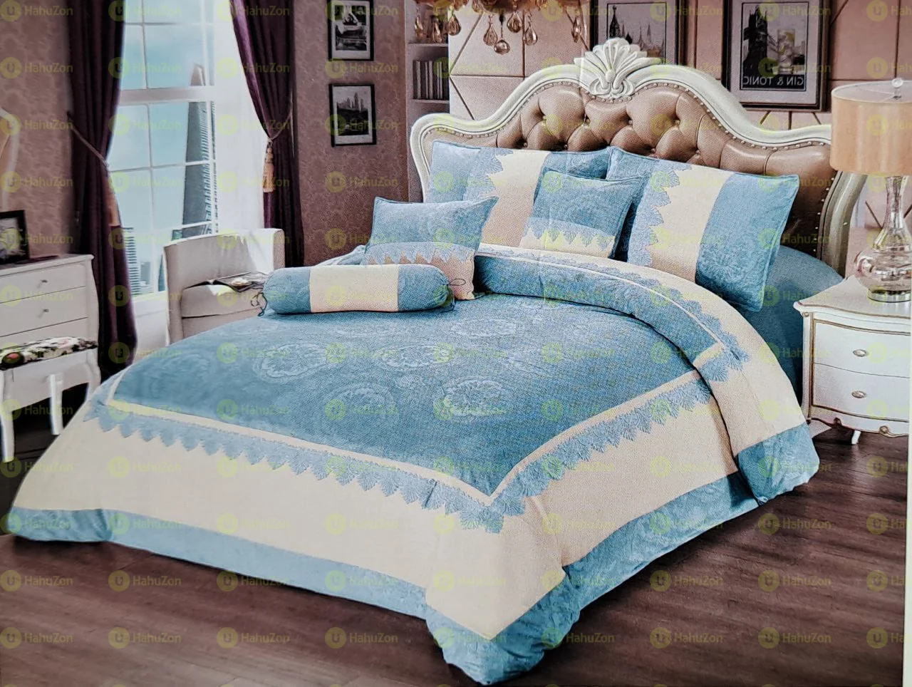 7 Pcs Comforter Set