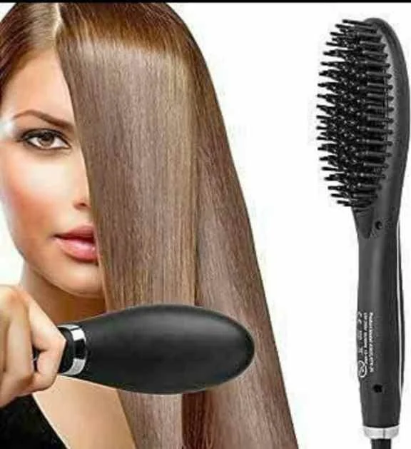 Gemei Professional Hair Straightner Brush