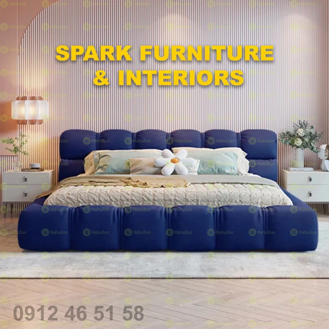 Bed B- 013 With 2 Nightstand