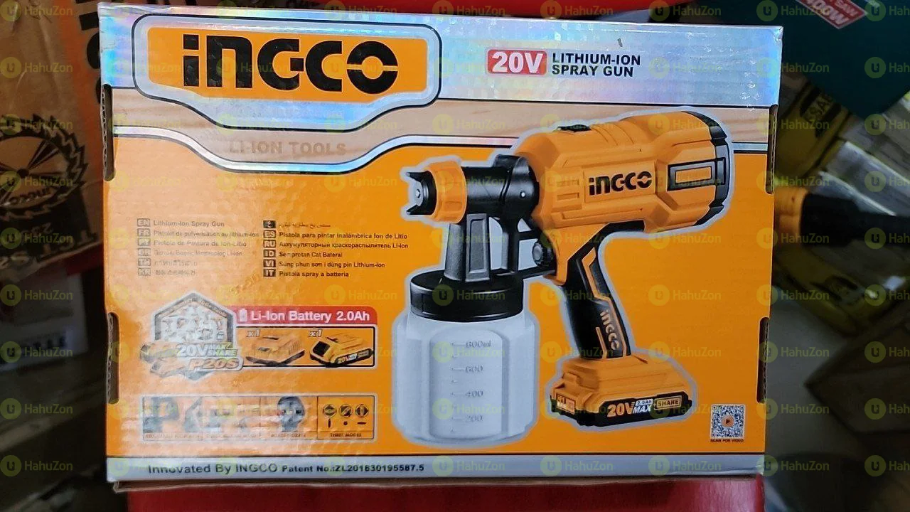 Ingco Rechargeable Spray Gun 20V