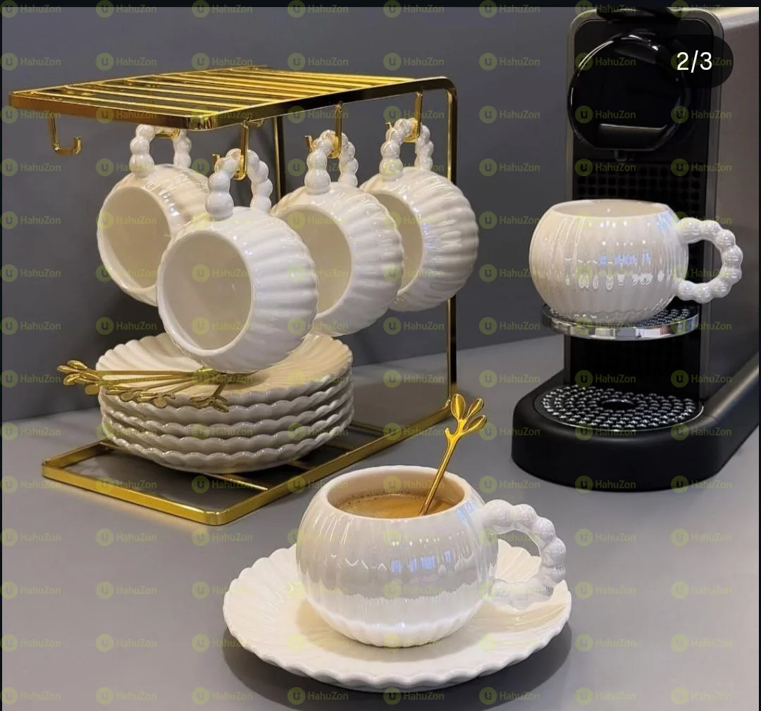 የቡና እንዲሁም ማኪያቶ ሲኒ