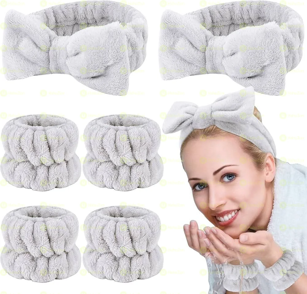 Hair and Hand Bands for Face Wash