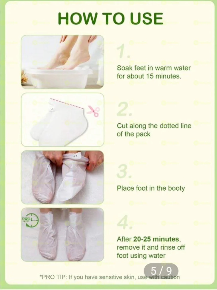 Cucumber Peel Off Foot Mask