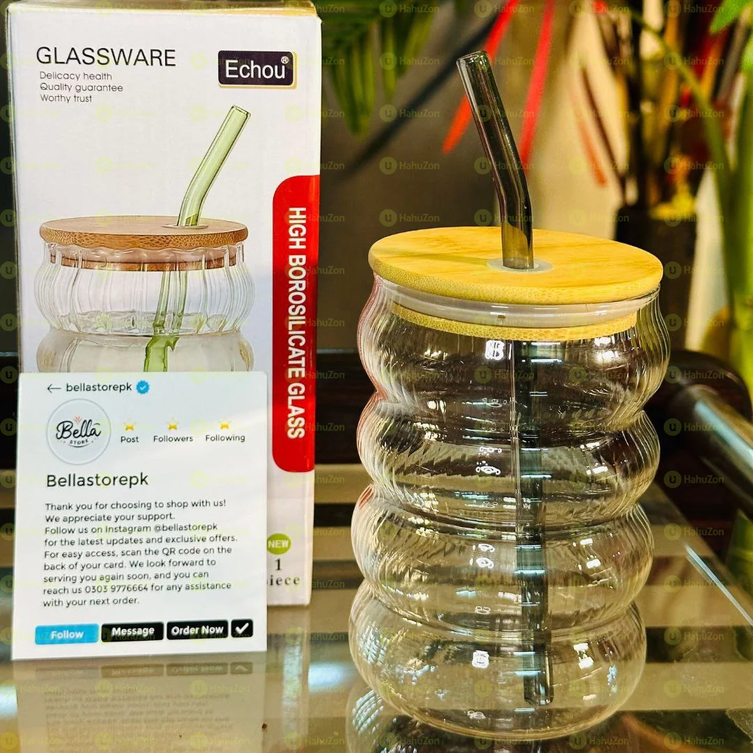 የራሳቸው ስትሮ ያላቸው እጅግ ውብ የሆኑ የጁስ መጠጫ ብርጭቆወች