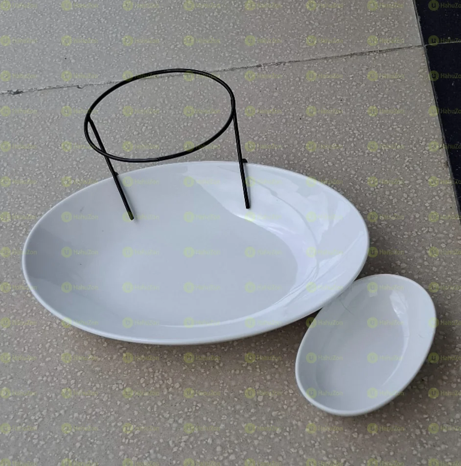 2 in 1 Porcelain  Dessert Bowel