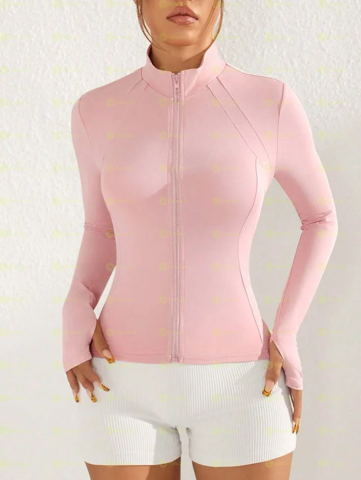 Baby Pink Gym Jackets