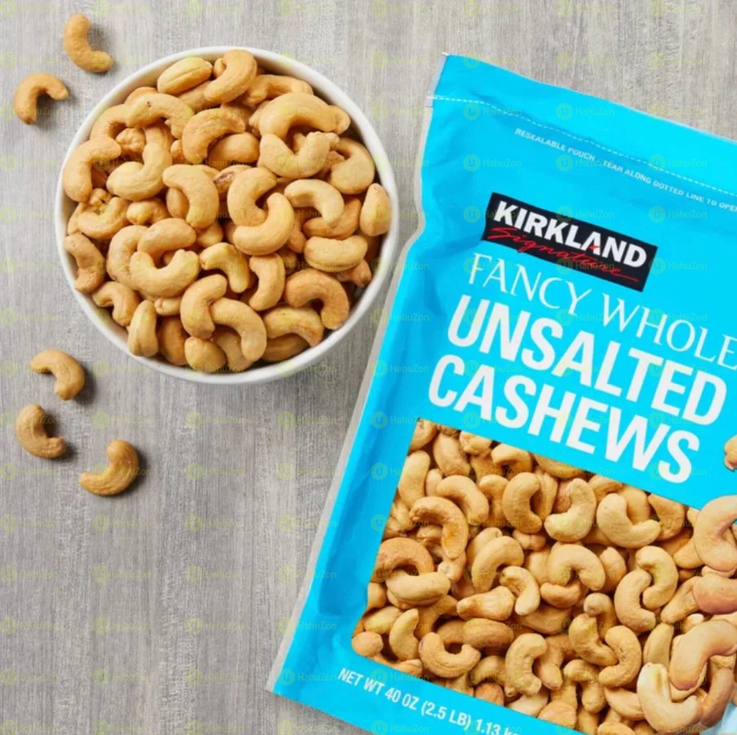 Kirkland Signature Fancy Whole Cashews,Unsalted 1.13kg