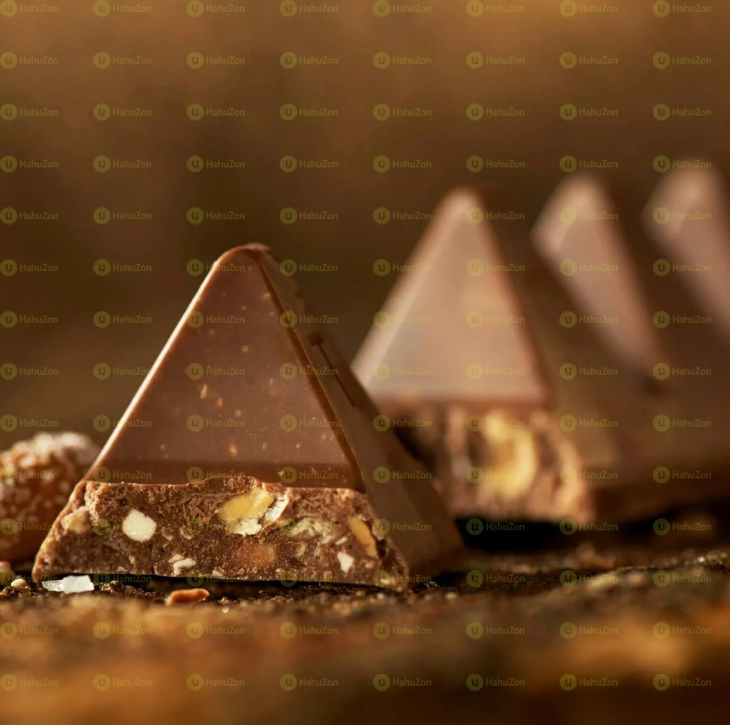 TOBLERONE Milk Chocolate Bar with Honey and Almond Nougat