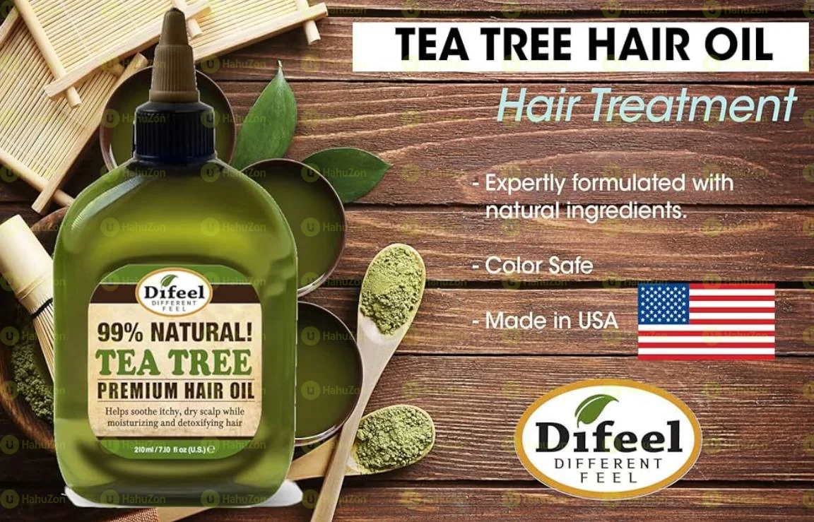 Difeel Premium Tea Tree Hair Oil for Dry Scalp 210ml