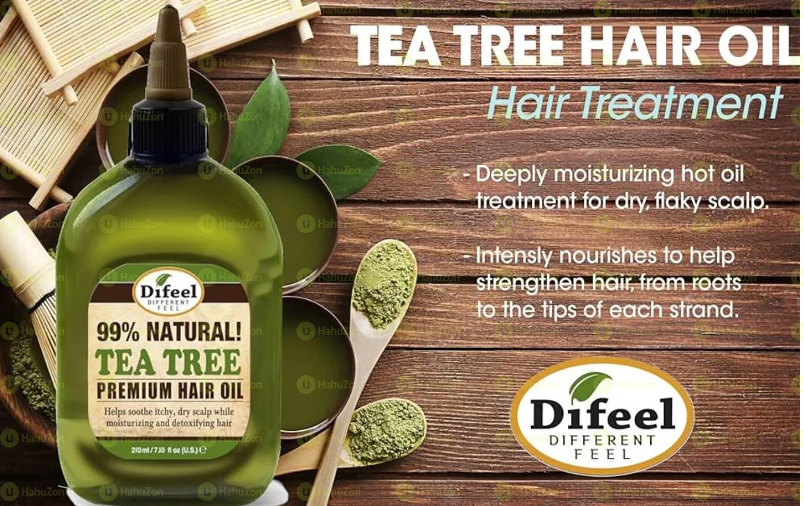 Difeel Premium Tea Tree Hair Oil for Dry Scalp 210ml