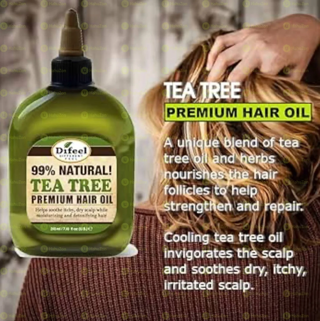 Difeel Premium Tea Tree Hair Oil for Dry Scalp 210ml