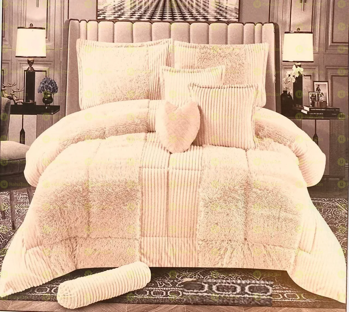 7 Pcs Comforter Set