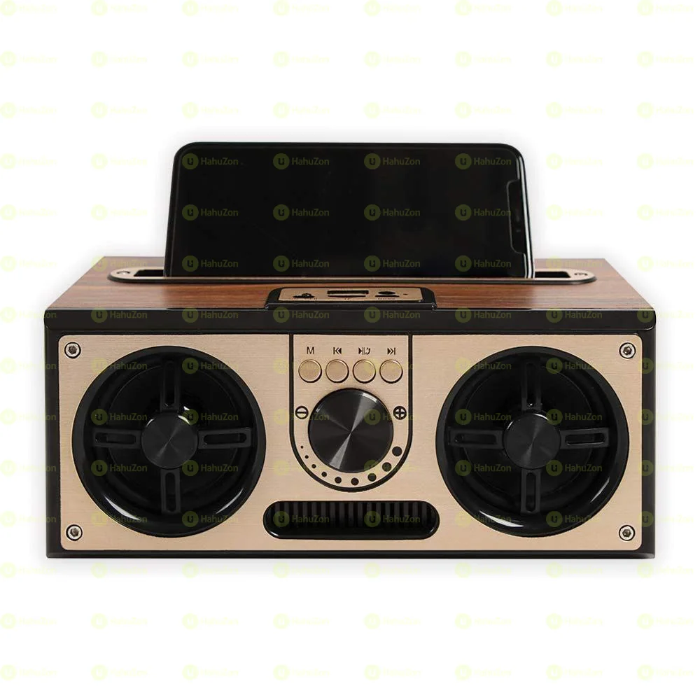 Sevan Giftology Retro Wood 20W Bluetooth Speaker with FM