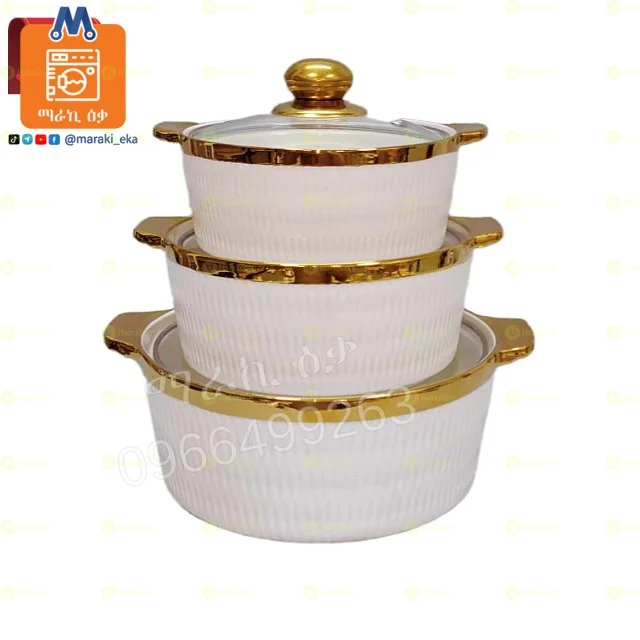 ባለ 3 ተደራራቢ የወጥ ማቅረቢያ ቦሎች